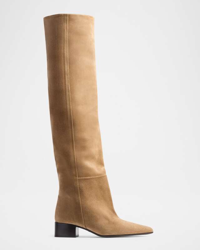 Andee Slouchy Knee-High Suede Boots